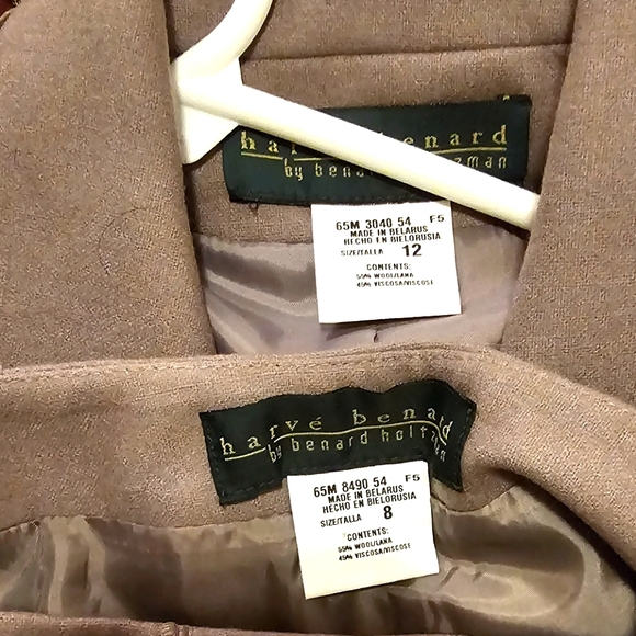 2 piece designer vintage skirt suit - Picture 2 of 2